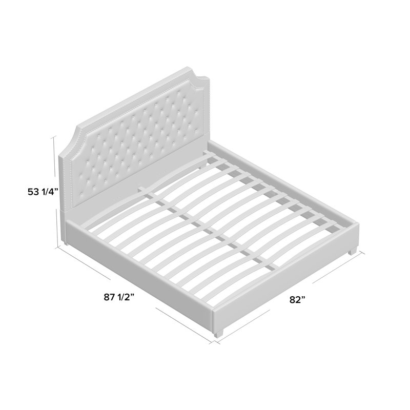 Hanner Upholstered Platform Bed, King