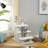 Tucker Murphy Pet™ 24'' 4-step Pet Stairs Carpeted Ladder Ramp 8 Scratching Post Cat Tree Climber-249022634