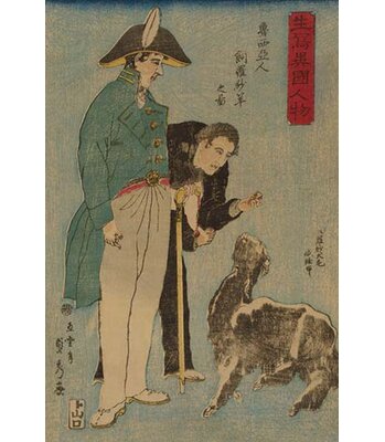 Russians and Sheep (Roshiyajin shirasha yo¯ no zu) - Graphic Art Print -  Buyenlarge, 0-587-22910-1C2030