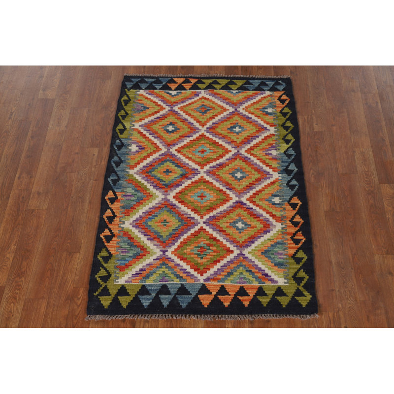 South Western Kilim Oriental Accent Rug 3x4
