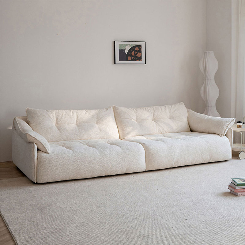 Canapé de salon moderne moderne à 4 places Cloud, H 31,50 po x L 118,11 po x l 47,24 po