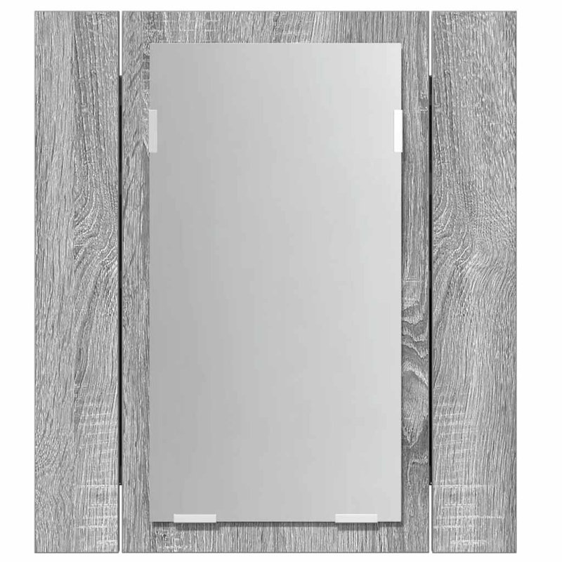 40mm W 45mm H Medicine Cabinet Mirror, Grey Sonoma