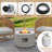 25.5" Round Terrazzo Propane Gas Fire Pit With Stainless Steel Burner & Lava Rocks