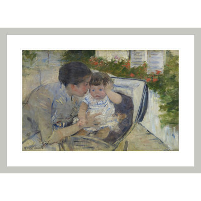 «Susan Comforting the Baby» par Mary Cassatt - Impression sur toile