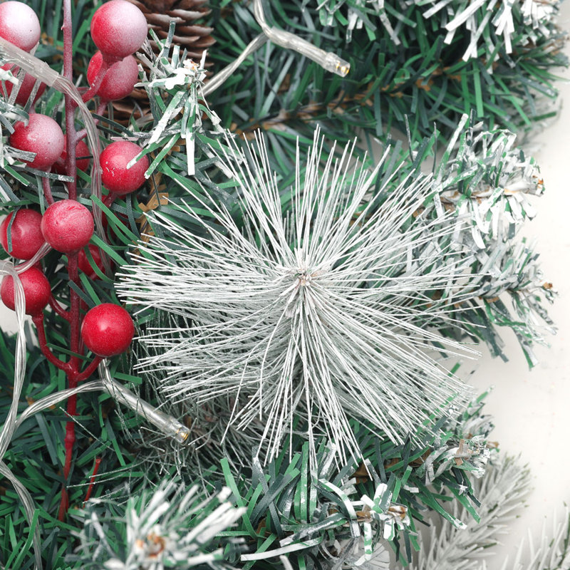 270cm Lighted Faux Garland with Lights