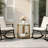 2-Tier Side Table with Storage Shelves, Modern Style Glass End Table for Living Room, Bedroom (set Of 2)