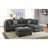 3-PC SECTIONAL In Blue Gray