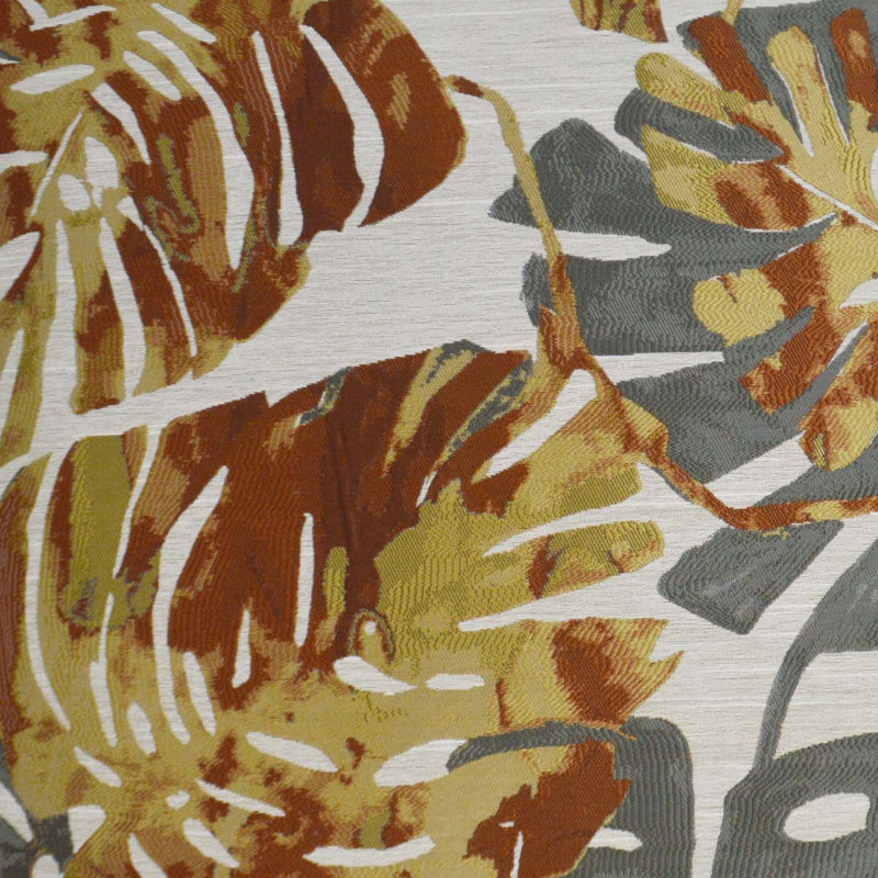 Island Dream Floral Reversible Throw Pillow, Gold Dust, 24"H x 24"W