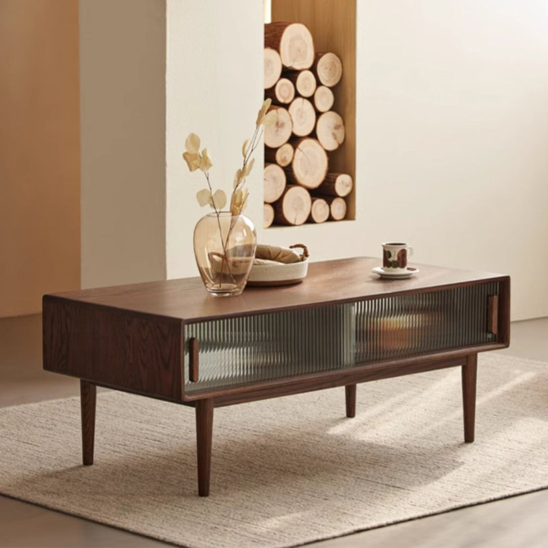 Aleksandrina, 16.93" H x 35.43" L x 19.69" W,  Noyer