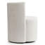 Fauteuil d'appoint moderne en tonneau avec roulettes-1790956552