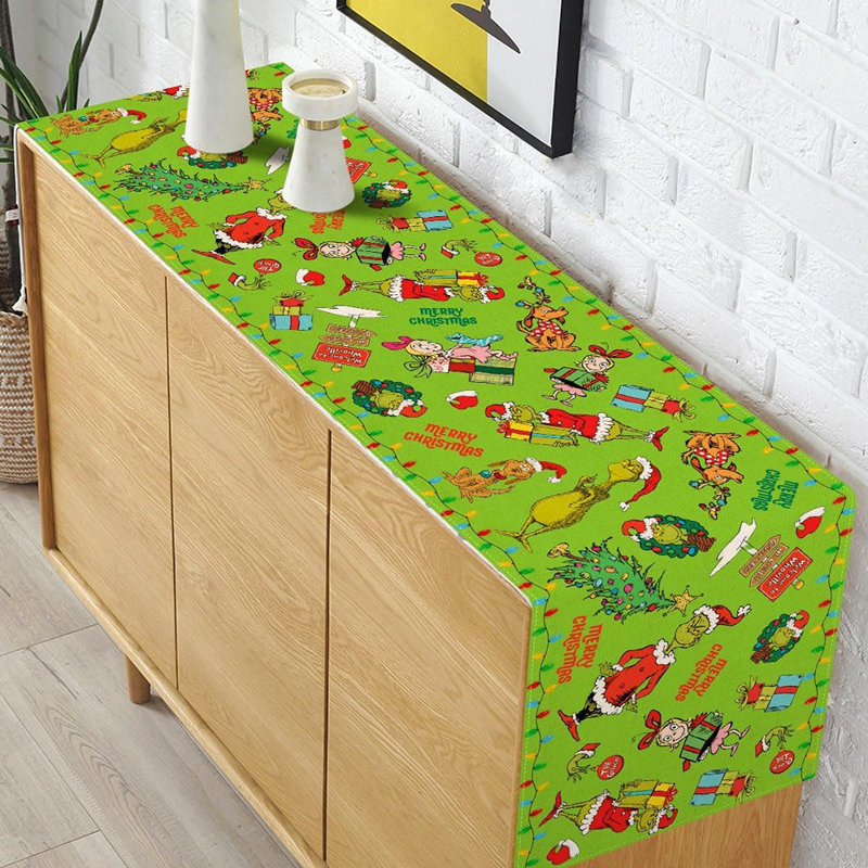 Chemin de table Merry Christmas
