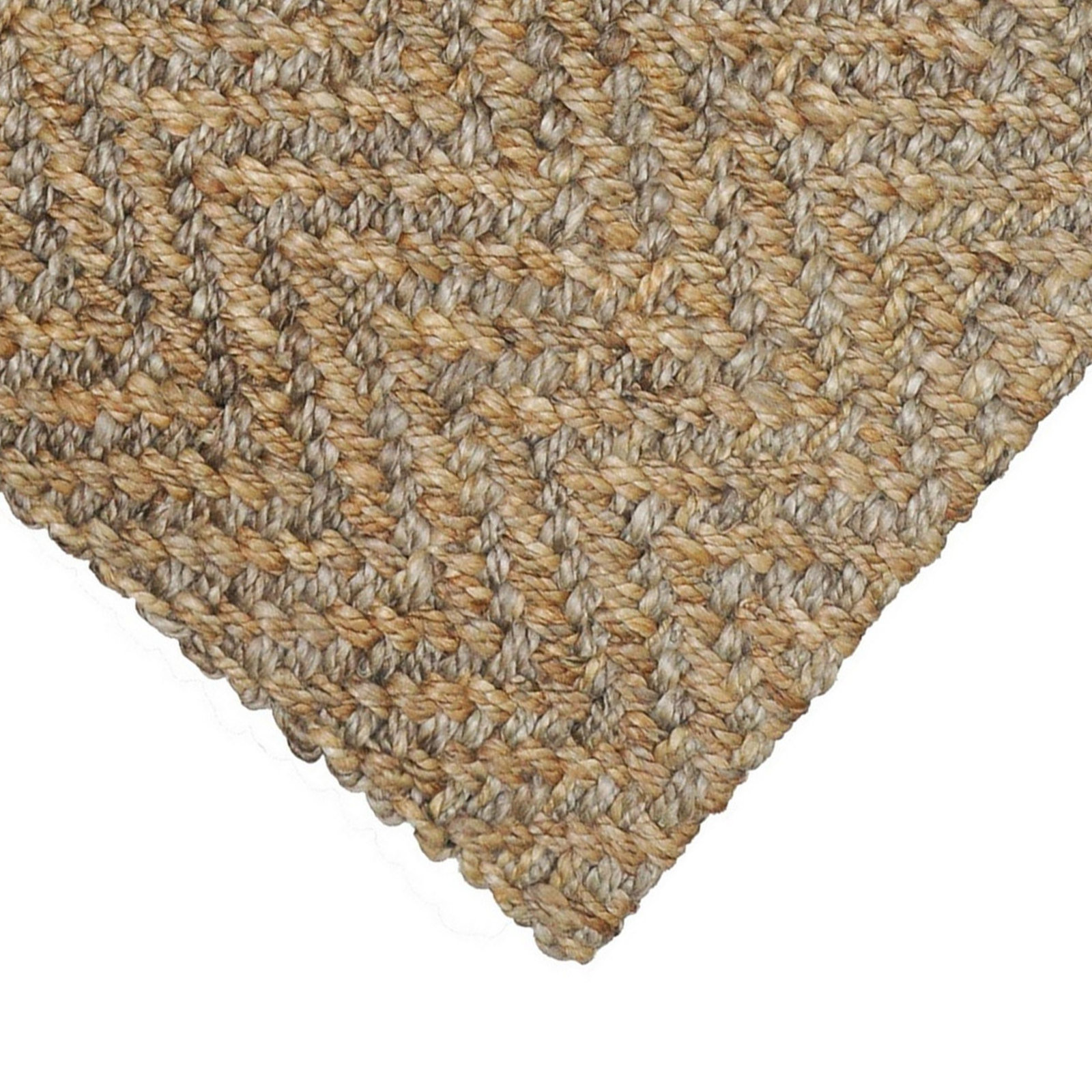 Jiona Handmade Jute / Sisal Brown Rug, Rectangle 9' x 12'