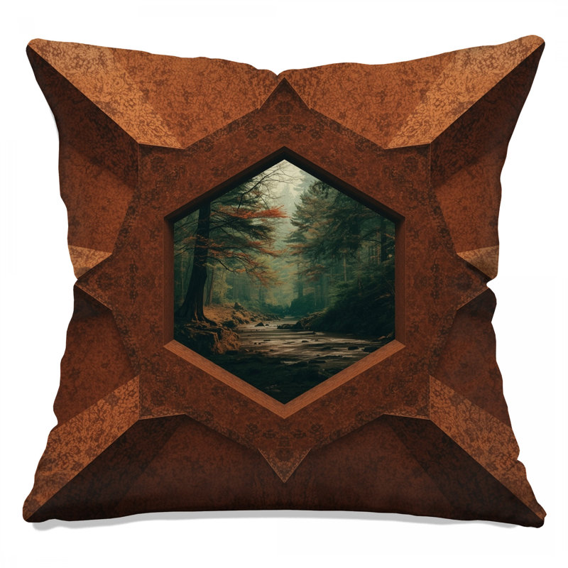Coussins décoratifs Hexagon Forest View, 26 x 26 pouces