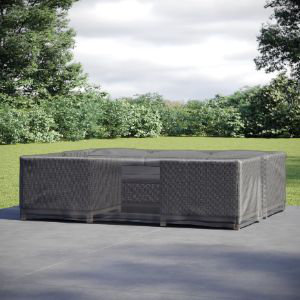 Jayant Outdoor Patio Dining Set Cover, 70cm H x 300cm W x 300cm D