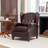 Almantas 31" Wide Genuine Leather Wing Chair Recliner-1668881601