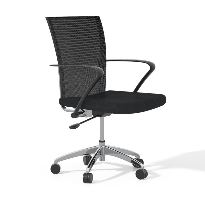 Chaise de travail en filet Valore, Noir