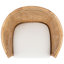 Fauteuil Adlynn en brun