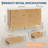 7 Drawers Dresser for Bedroom, 54'' Wide Fluted Chest of Drawers, Curved Design TV Stand with Metal-145590118