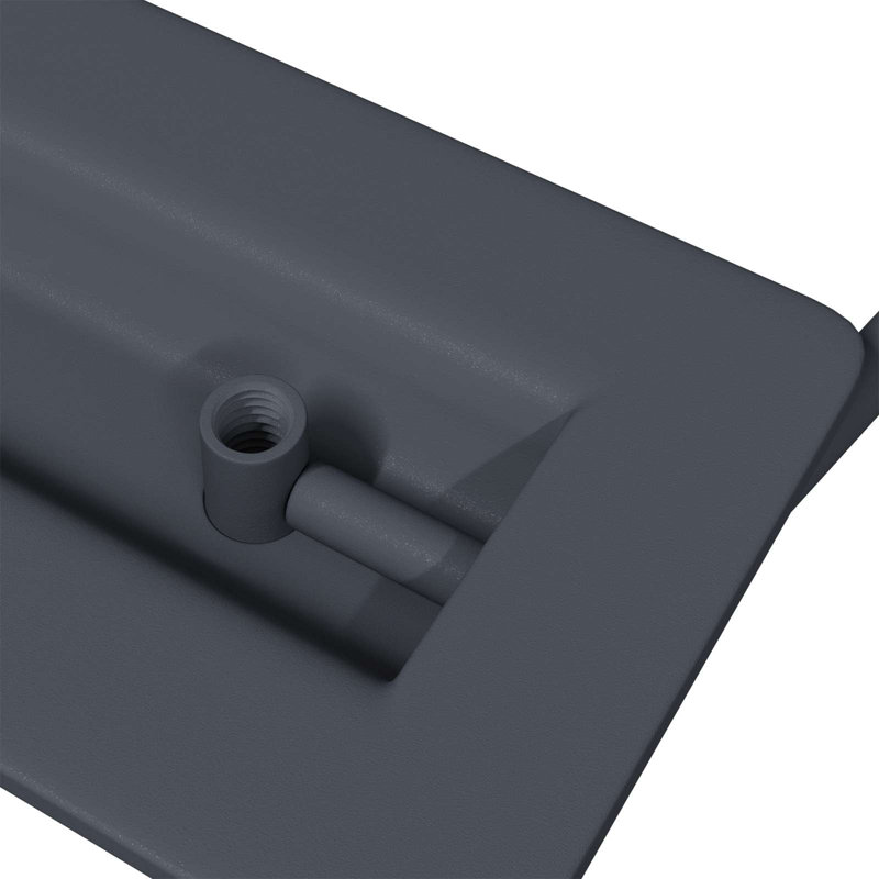 Vidaxl Cabinet Handles Metal Furniture Drawer Door Industrial Hardware Modern, Anthracite