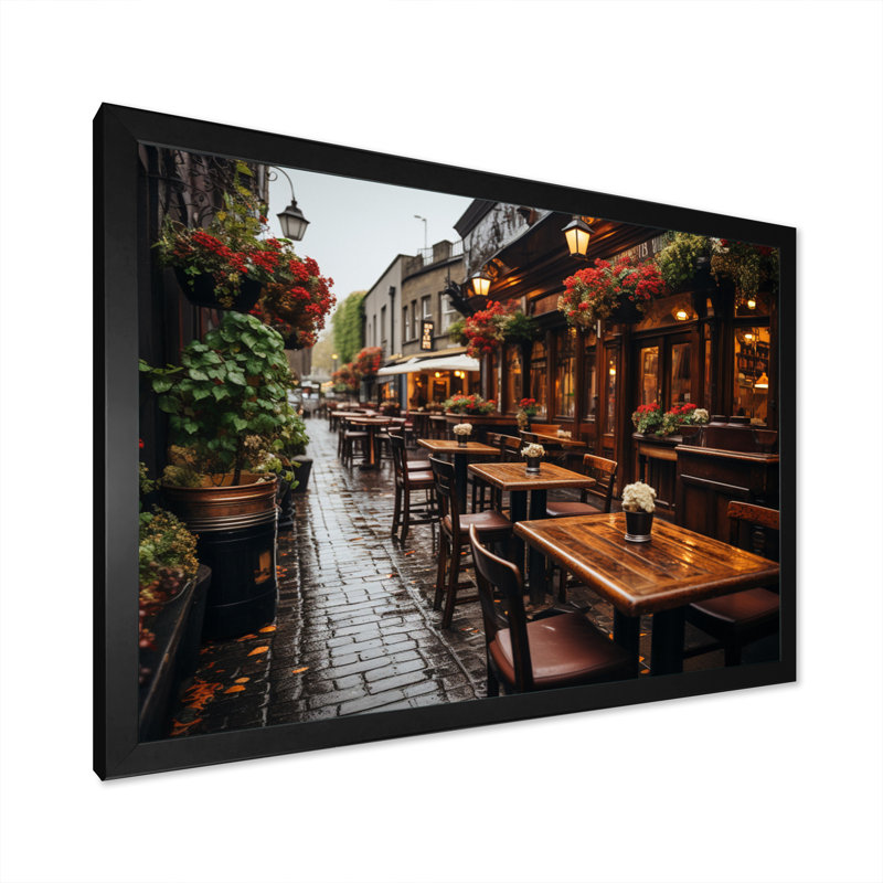 Irlande Irlande Traditions I - décoration murale Irlande, Cadre simple noir, H 24 po x l 32 po x P 1 po