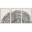 Duotone, bois noir, anneau, souche, neutre, art mural encadré sur toile, 3 pièces, reproduction d'art-1383408412-1383408411