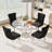 Round Dining Table Set for 4-438386207-461256167