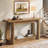 63-inch Farmhouse Entryway Console Table, 2-tier Narrow Long Sofa Table Behind The Couch-196741703