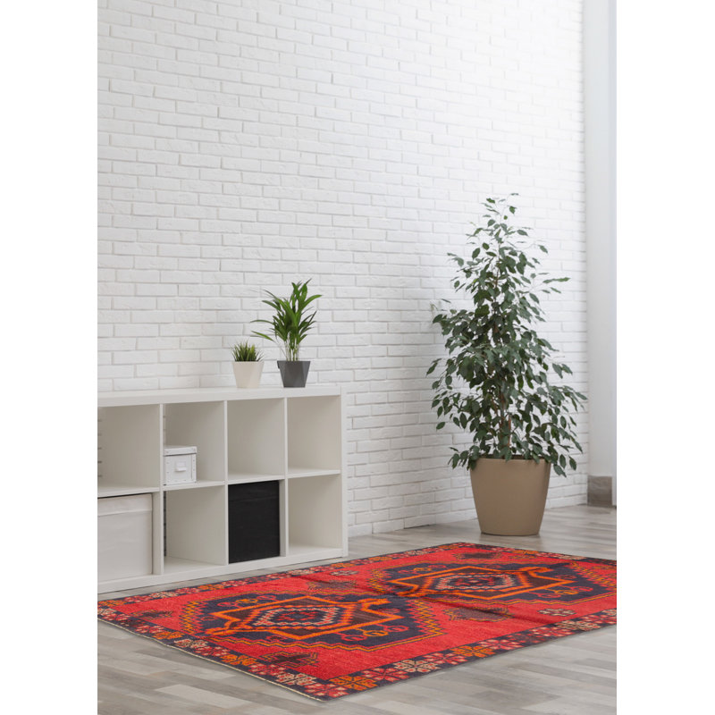 Windley Red Rug 3'6" x 6'5"