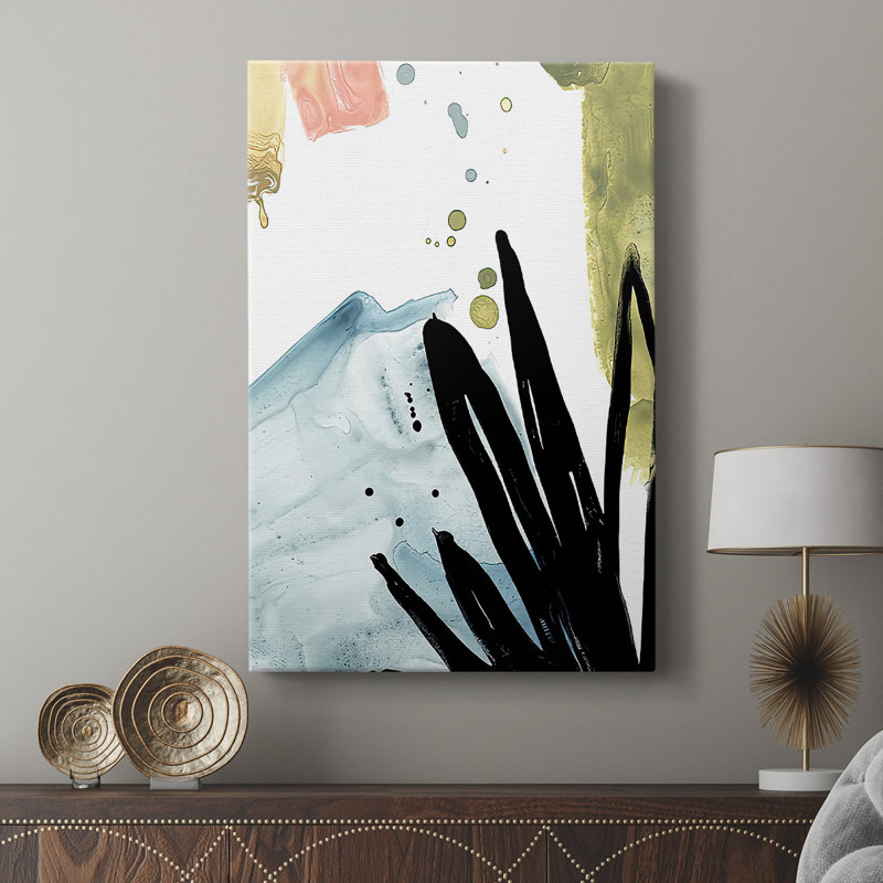 No Deckle Tropical Moderne IX - Gallery Cavas, H 60 po x l 40 po