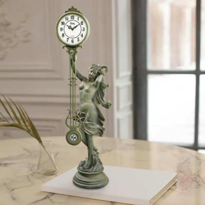 Goddess of Time Pendulum Tabletop Clock