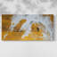 Abstrait, série 4 - Toile tendue avec châssis # Lxxx-283200611