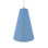 Radiance - luminaire suspendu cannelé 1 lumière - bleu ciel - laiton antique - l 9 po x H 13 po - ampoule remplaçable - cordon blanc