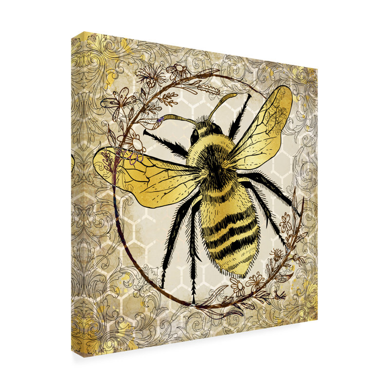 «Honey Bee 02» par LightBoxJournal, impression sur toile tendue, H 14 po x l 14 po