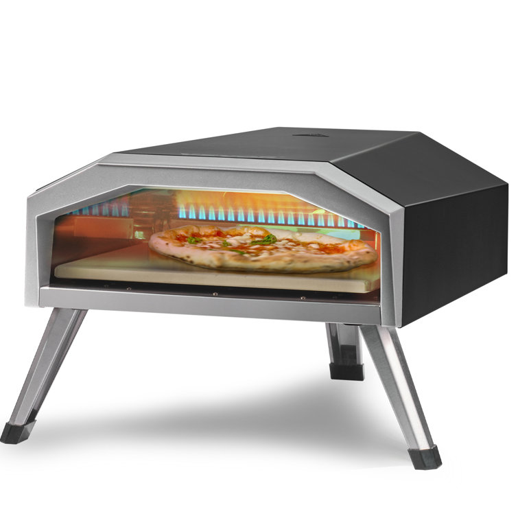 VEVOR Electric Pizza Oven 14 in. Double Deck Layer Stainless Steel