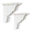 Supports de ferme rétro, supports en bois blanc, paire de corbeaux, supports à corbeaux usés pour décoration murale-128553979