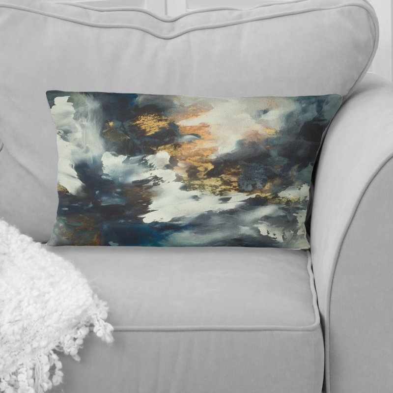 Coussin décoratif Radiant Muse Émergence III - Peinture abstraite