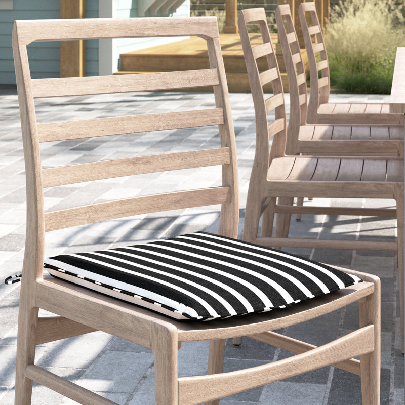 Outdoor 2'' Dining Chair Chair Pad, 2" H x 16" W x 19" D