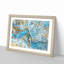 Stream Through a Winter Forest - Framed Print-55730418-55730419