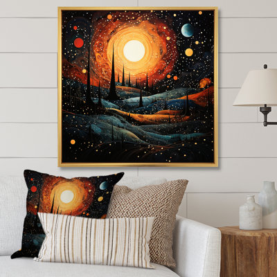 Météorite météorite mystique - reproduction sur toile