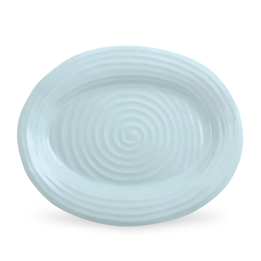 Portmeirion Sophie Conran Celadon Oval Platter Portmeirion 