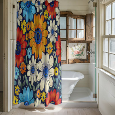 Flower Rings - Premium Shower Curtain