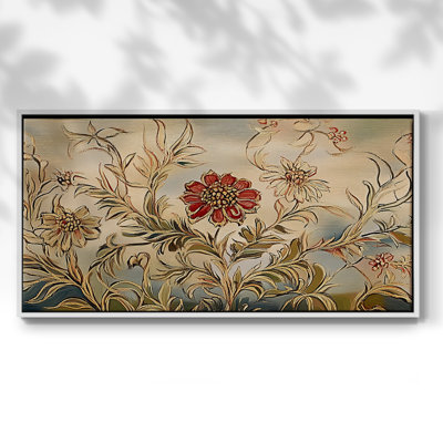Botanical Series-CECVI- Toile tendue avec châssis tendue, prête à être accrochée