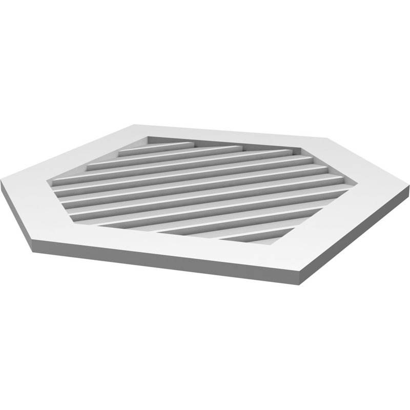 Pente verticale verticale en uréthane 9 pi, H 1 po x l 30 po x L 36 po