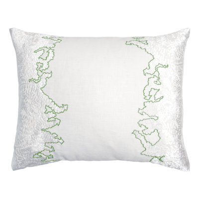 Ferns Linen Lumbar Pillow Cover & Insert