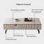 Table basse rectangulaire supercristalline-1404970831