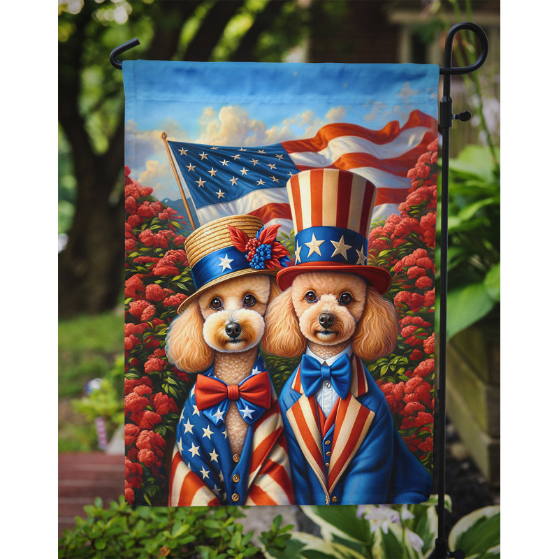 Drapeau All American Garden, Caniche