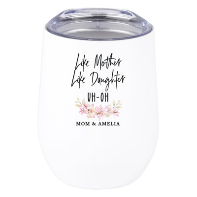 Koyal Wholesale 12Oz. Verre à vin isolé en acier inoxydable