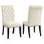 Ensemble de 2 chaises d'appoint rembourrées Alana-663334274-663334275