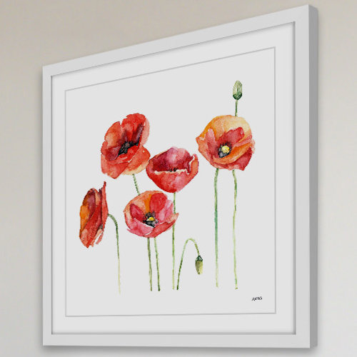 Rachel Byler - Single Picture Frame Painting, 41cm H x 41cm W x 3.81cm D