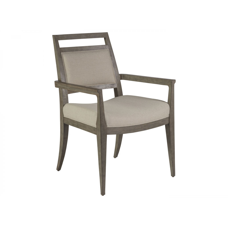 Cohesion Nico Upholstered Arm Chair, Light Gray